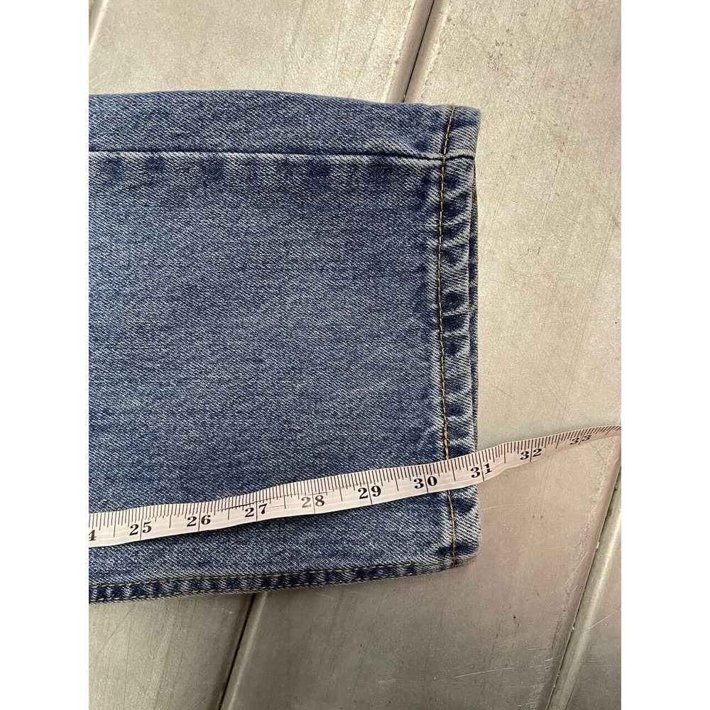 Levis 505 Straight Jeans Mens 36X30 Blue Denim Medium Wash Casual‎ - Picture 6 of 8